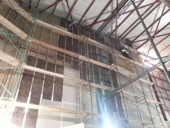 karabakh group, metro park, temir, tikinti, fasad