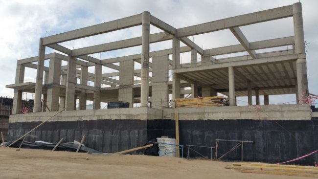 bilgah estates villas, karabakh group, fasad ishleri